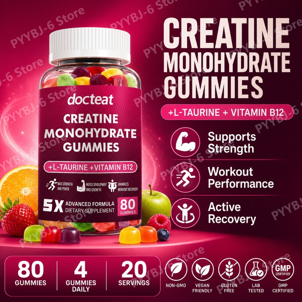 Nutrition & Fitness Coaching Fulham - Creatine Monohydrate Gummies 80 Count with