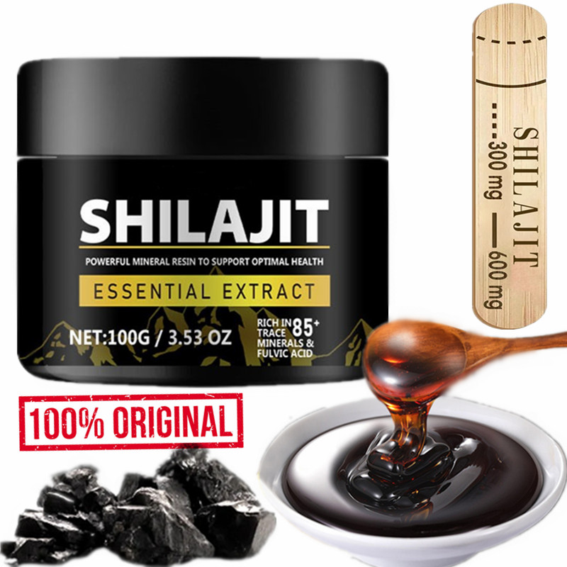 Shilajit Resin Pure - 1000mg Pure Shilajit Resin Mineral Supplements
