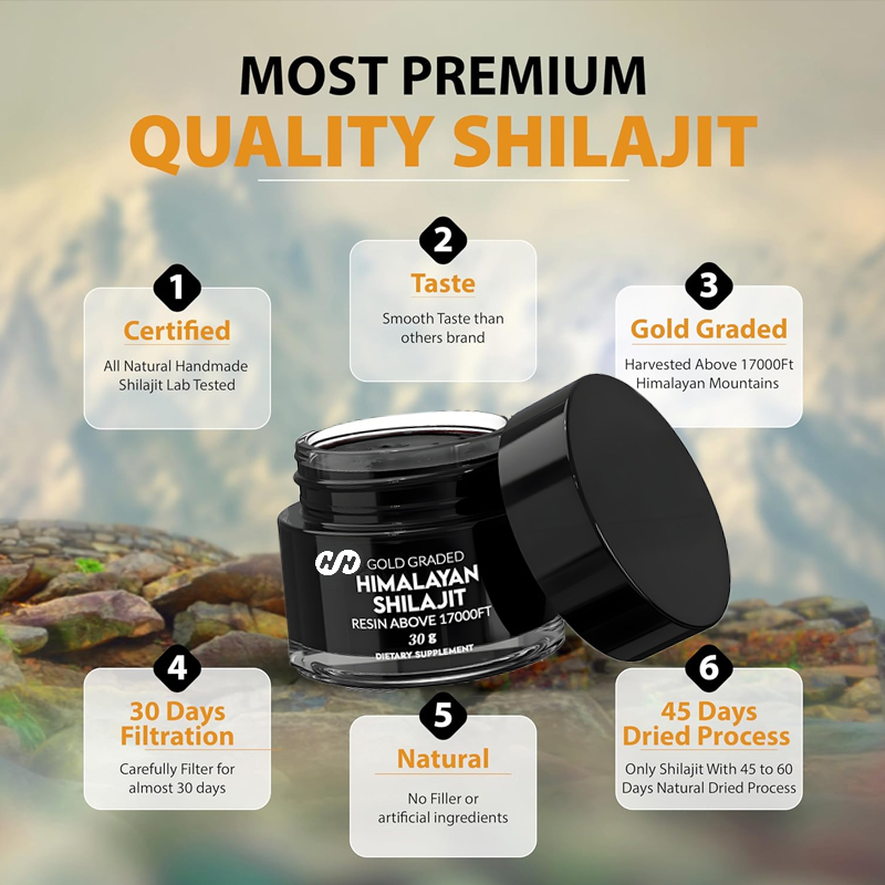 Pure Himalayan Shilajit Resin, – Shilajit Resin Pure Bewertung und Preis