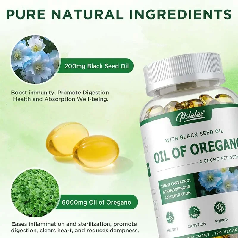 Oregano Oil Capsules - Balance – Black Seed Oil Capsule Bewertung und Preis