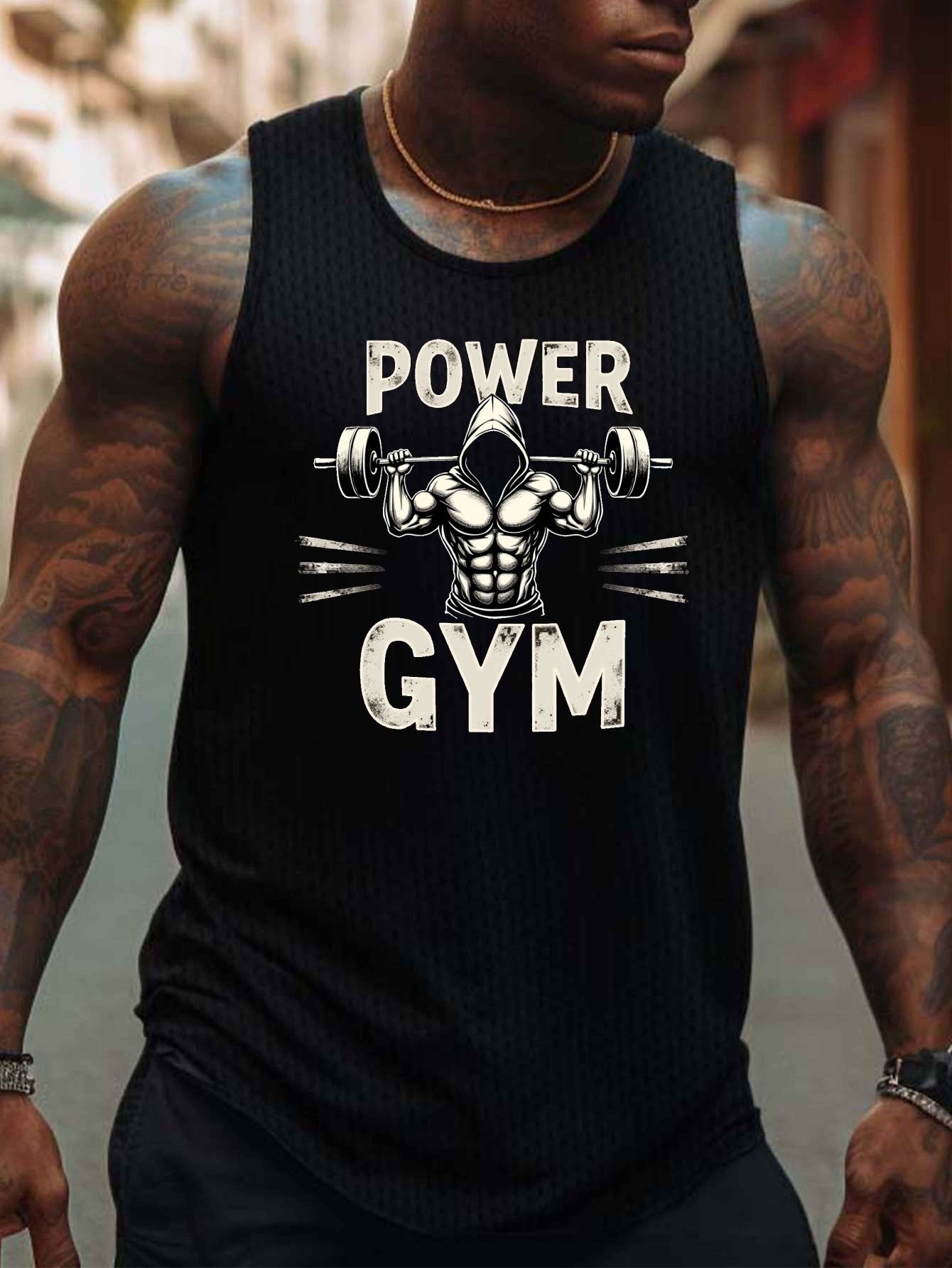 Men's Barbell Print Tank Top - – Fitness & Nutrition Lab Zapopan Bewertung und Preis
