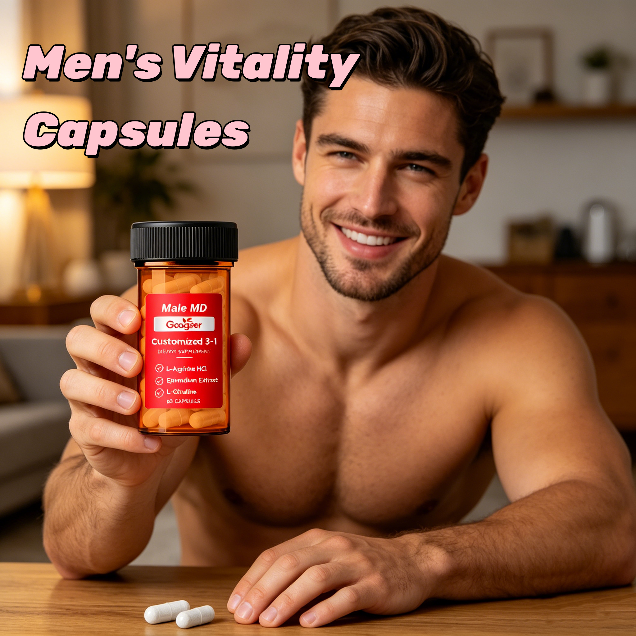 GOOGEER Men's Health Capsules  – Nutrition Fitness Supplements Bewertung und Preis