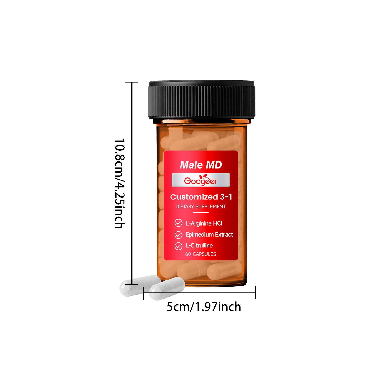 GOOGEER Men's Health Capsules  – Nutrition Fitness Supplements Bewertung und Preis