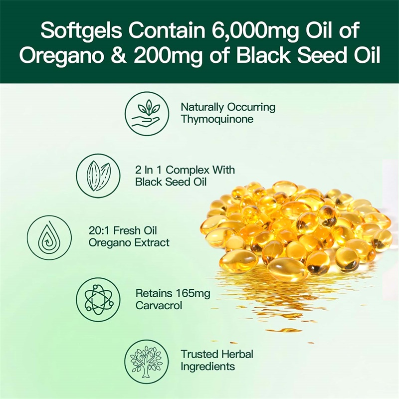 Oregano Oil Capsules - with Bl – Black Seed Oil Capsule Bewertung und Preis