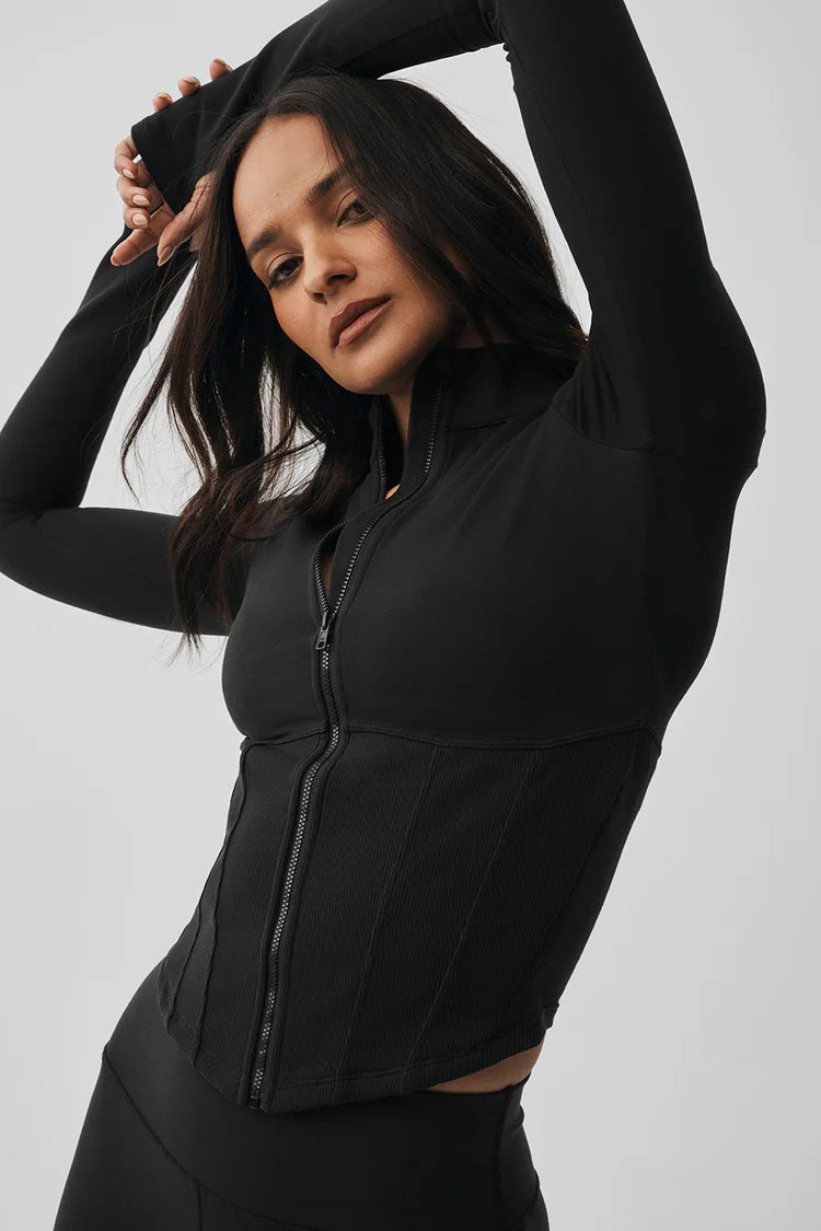 Women's Long Sleeve Zip Jacket – Fitness & Nutrition Lab Zapopan Bewertung und Preis
