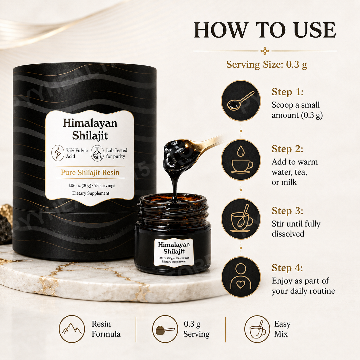 Himalayan Shilajit Resin Pure  – Shilajit Resin Pure Bewertung und Preis