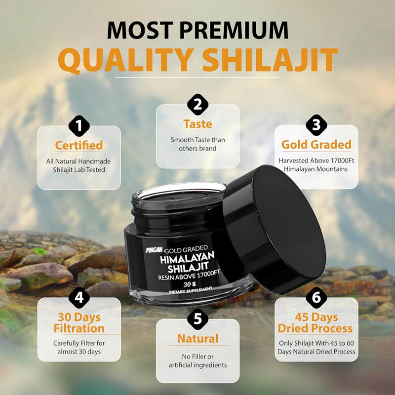 Pure Himalayan Shilajit Resin, – Shilajit Resin Pure Bewertung und Preis