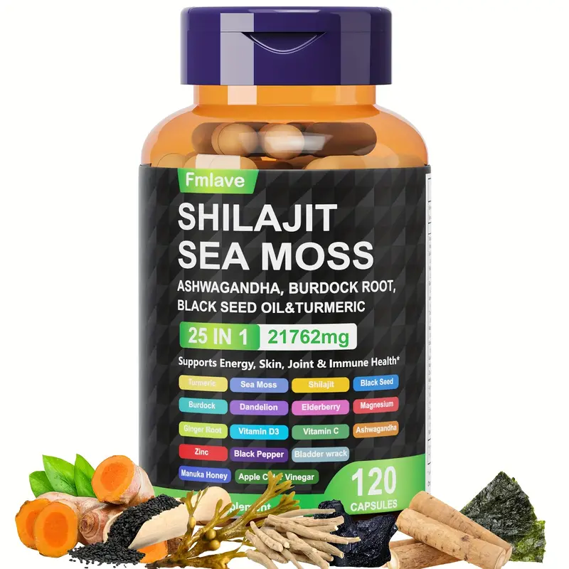 Fmlave 25 in 1 Sea Moss Black  – Black Seed Oil Capsule Bewertung und Preis