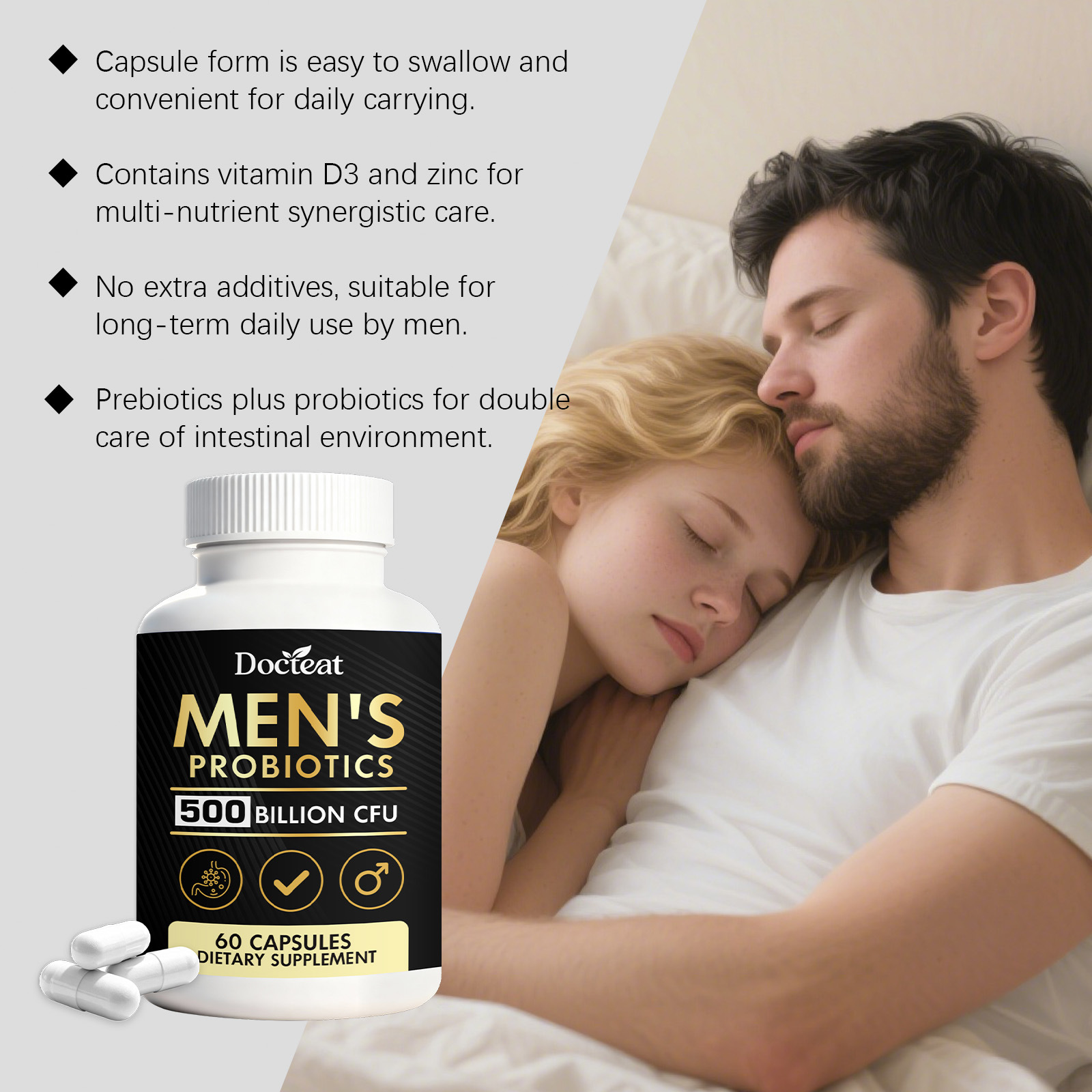 GOOGEER Men's Health Capsules  – Nutrition Fitness Supplements Bewertung und Preis