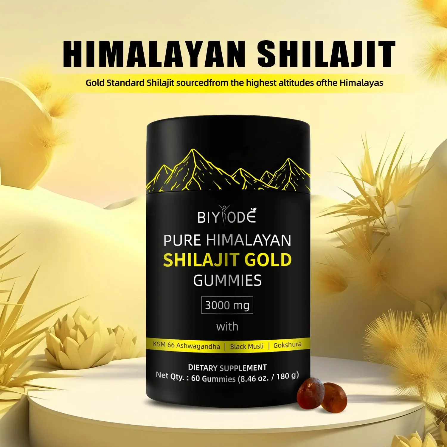3000mg Himalayan Shilajit Gumm – Shilajit Resin Pure Bewertung und Preis