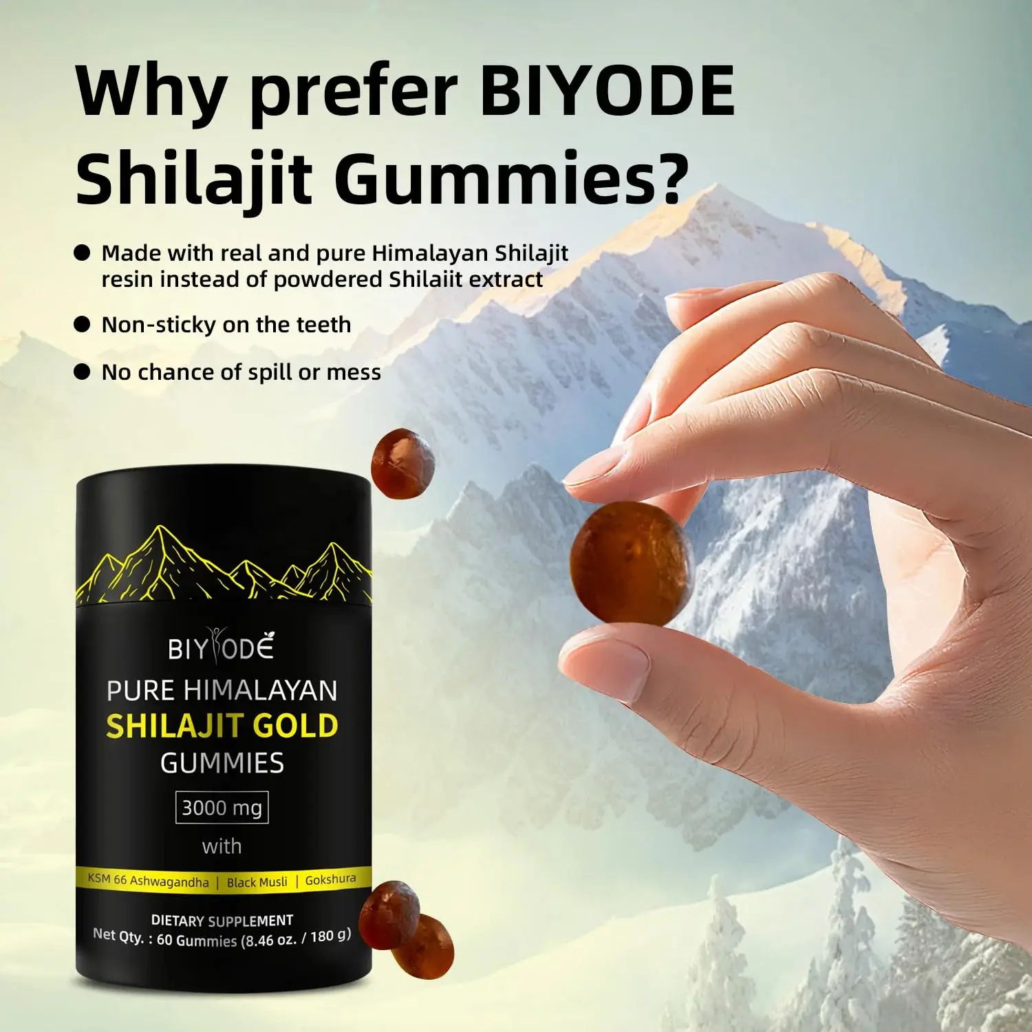 3000mg Himalayan Shilajit Gumm – Shilajit Resin Pure Bewertung und Preis