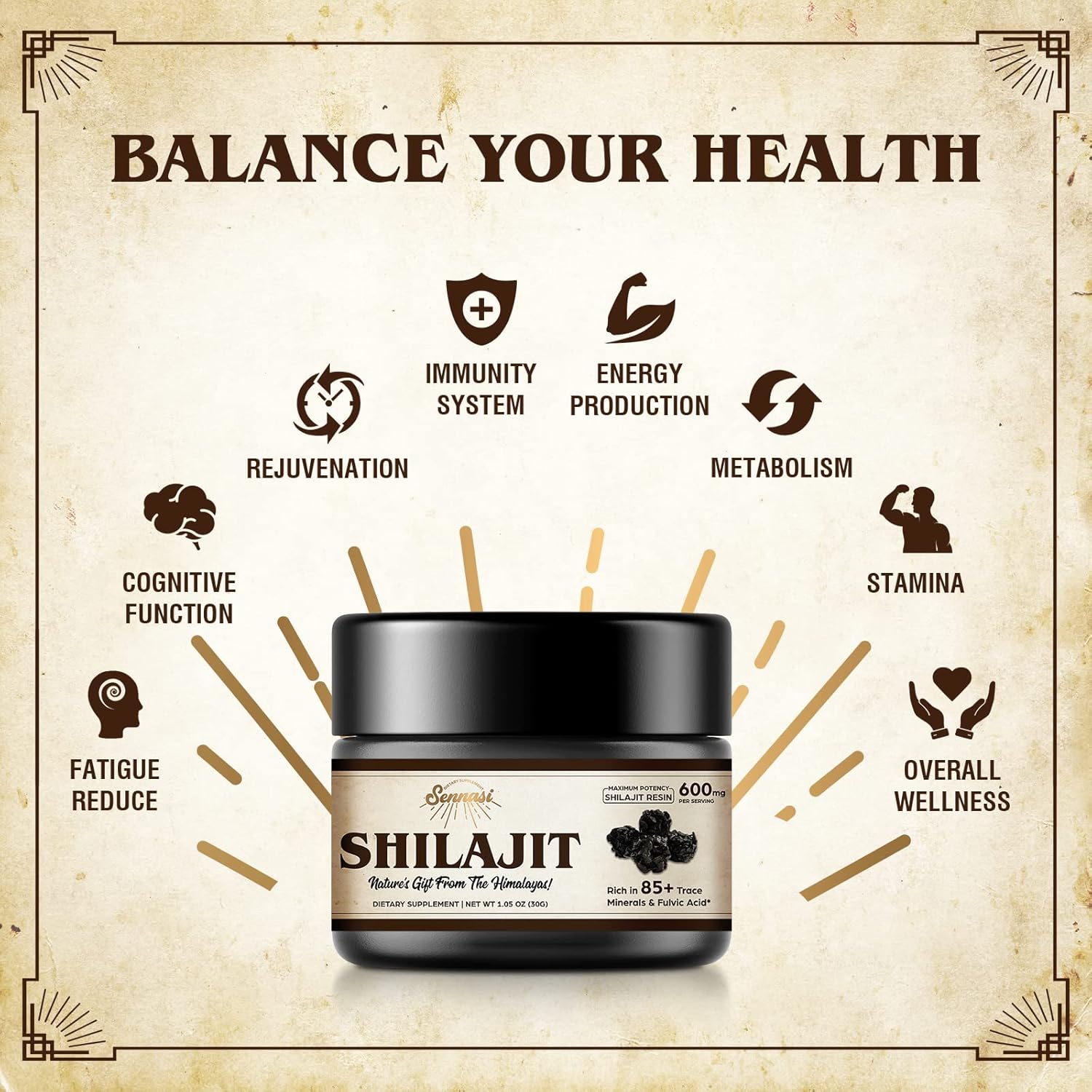 100% Pure Natural Himalayan Or – Shilajit Resin Pure Bewertung und Preis