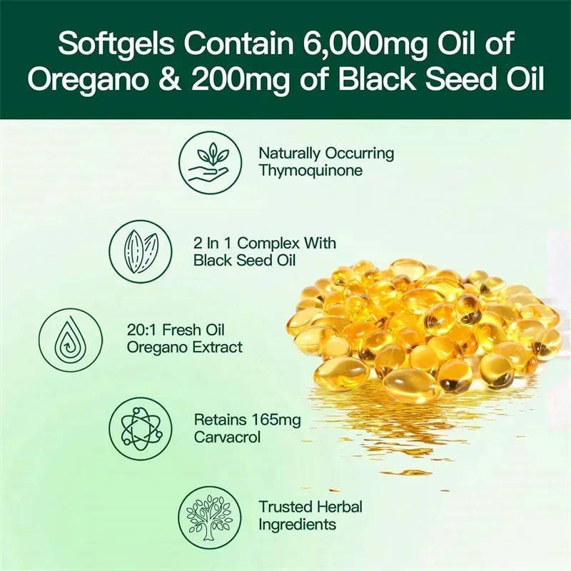 Oregano Oil - Natural Antioxid – Black Seed Oil Capsule Bewertung und Preis