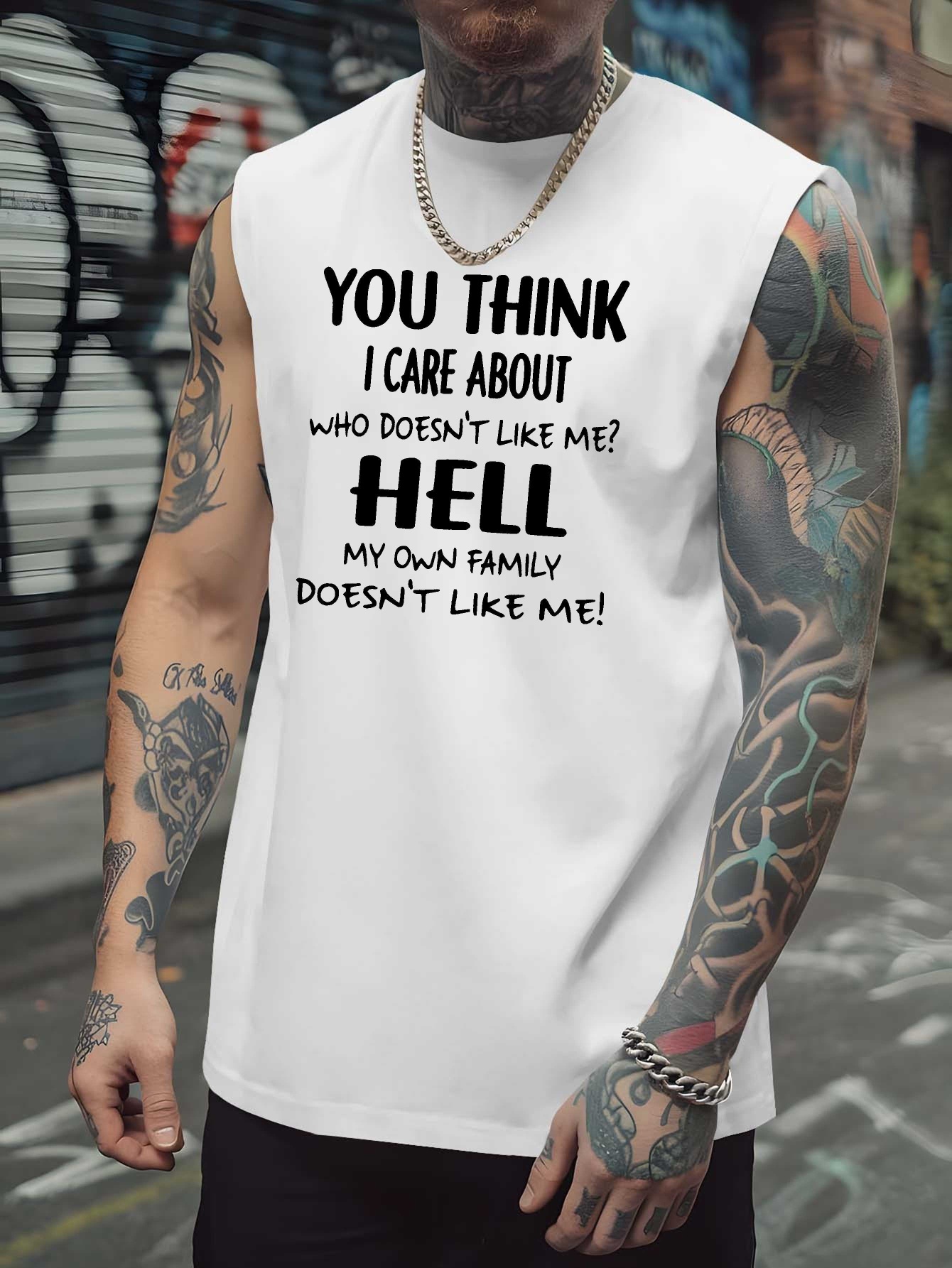Men's Fun Quotes Sleeveless Mu – Fitness & Nutrition Lab Zapopan Bewertung und Preis