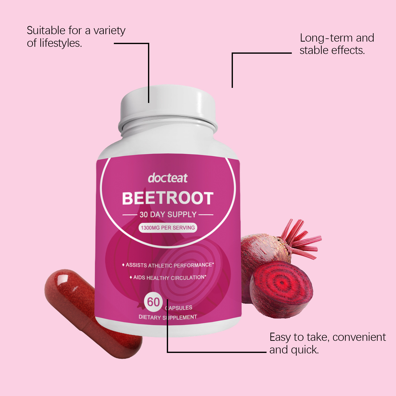 DOCTEAT Beetroot Women's Healt – Nutrition Fitness Supplements Bewertung und Preis
